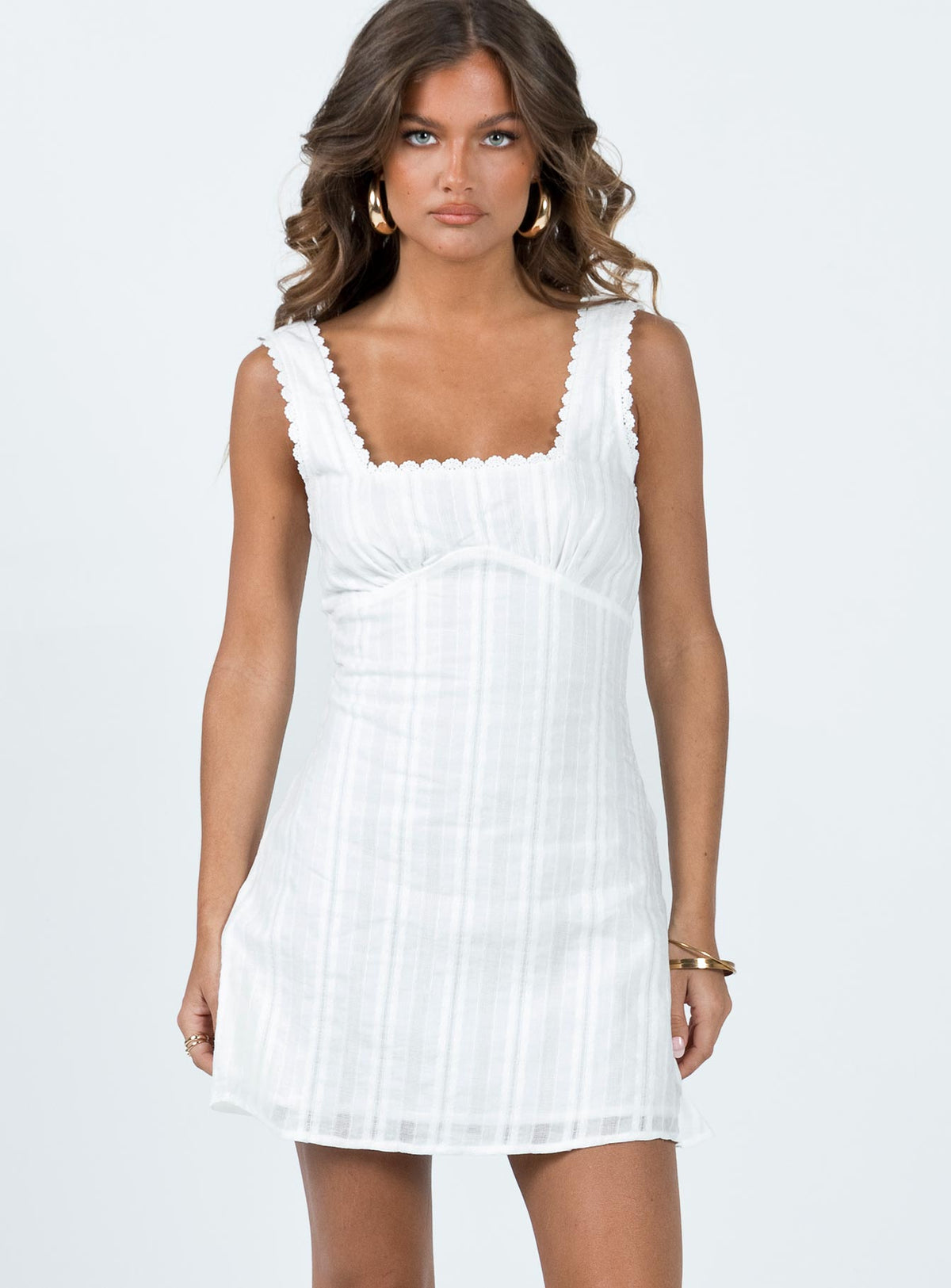 DressNovel Dasha Mini Dress White